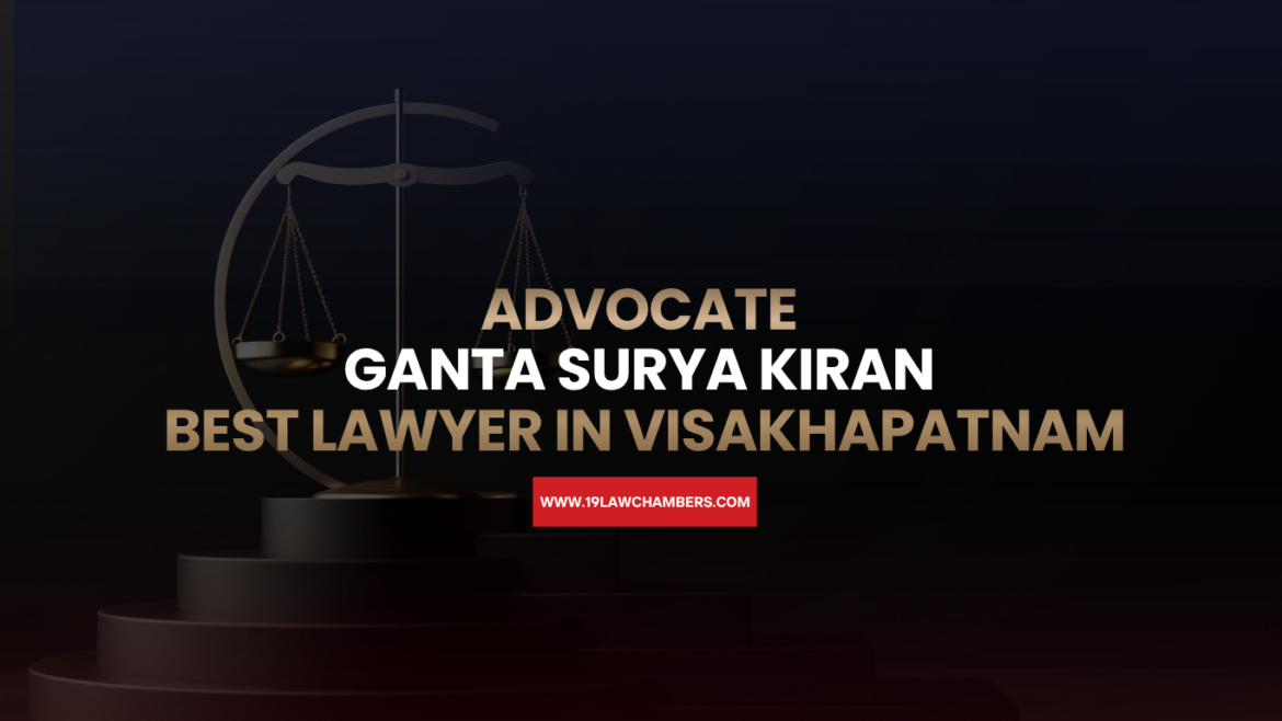 Advocate Ganta Surya Kiran consulting clients for legal cases and court matters in Visakhapatnam