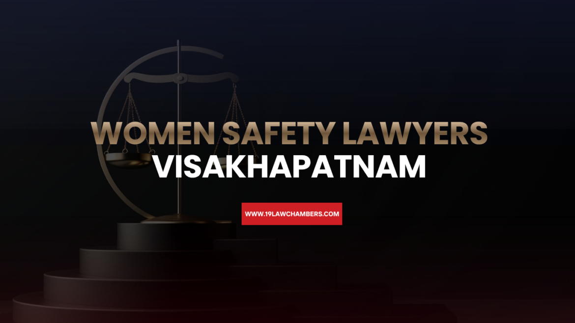 Women safety lawyer consulting a female client regarding legal protection and harassment case in Visakhapatnam
