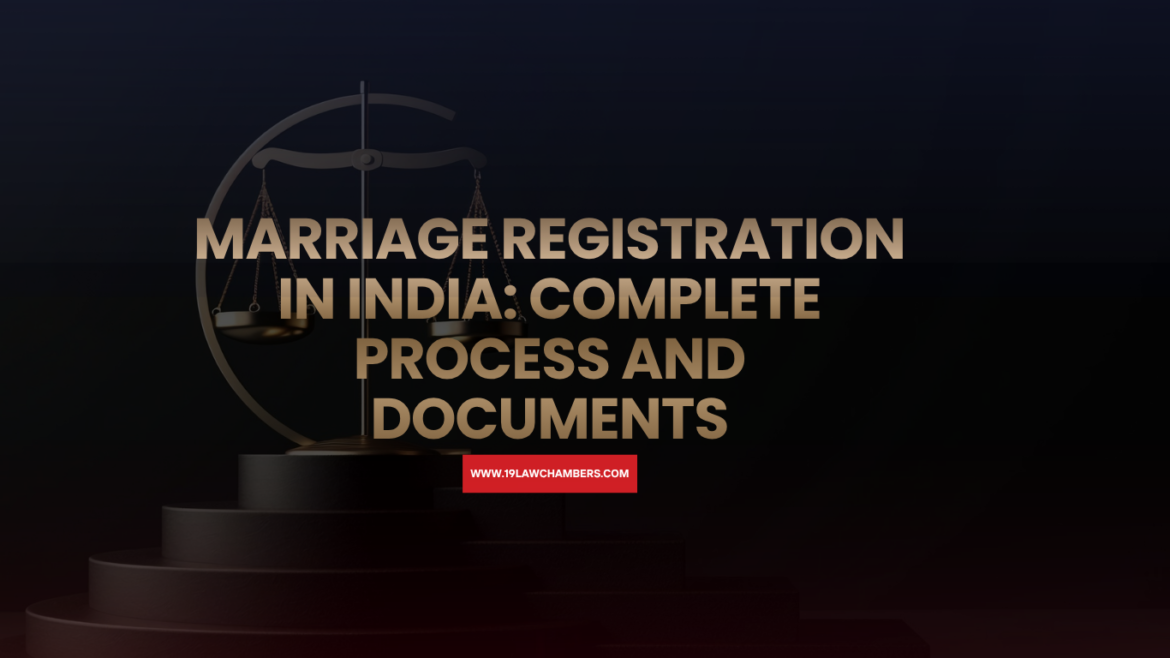 Marriage registration India process documents Hindu Marriage Act Special Marriage Act - 19 Law Chambers Visakhapatnam