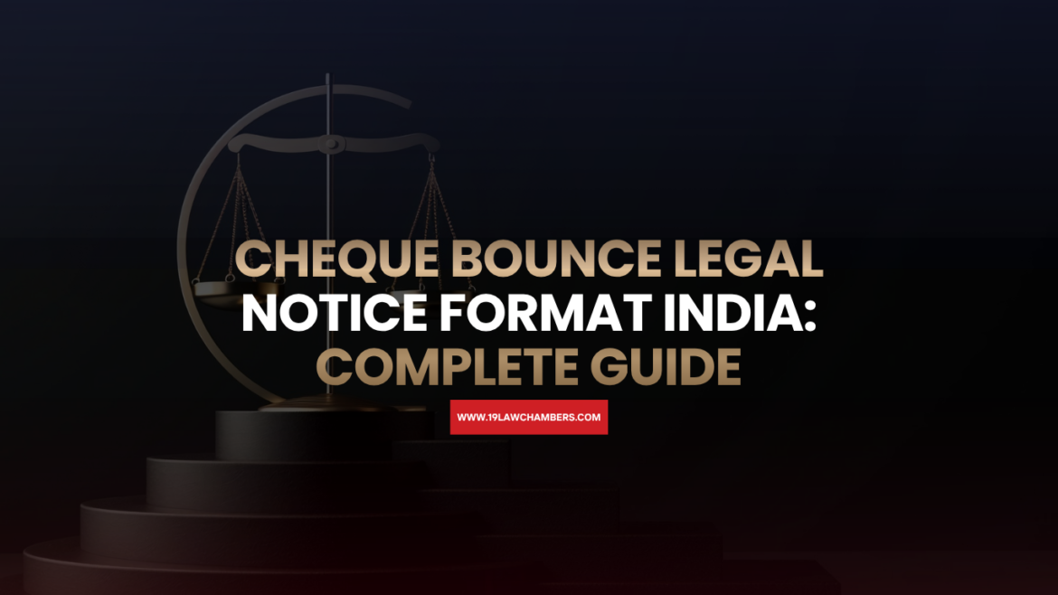 Cheque bounce legal notice format India Section 138 NI Act RPAD - 19 Law Chambers Visakhapatnam